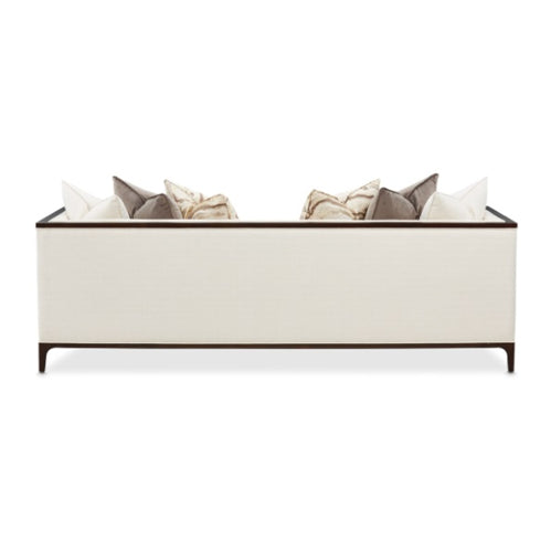 AICO Furniture Belmont Place Sofa in Espresso - Visions in Furniture (La Mirada, CA)