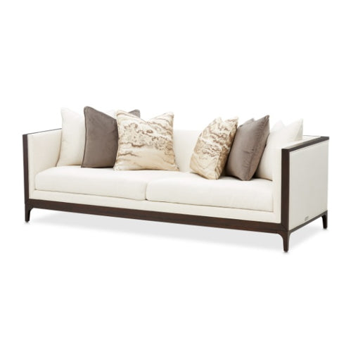 AICO Furniture Belmont Place Sofa in Espresso - Visions in Furniture (La Mirada, CA)