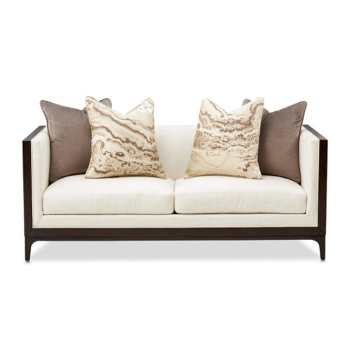 AICO Furniture Belmont Place Loveseat in Espresso - Visions in Furniture (La Mirada, CA)