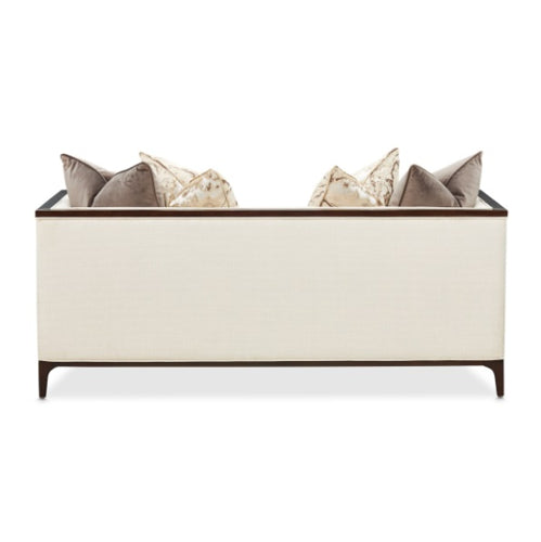 AICO Furniture Belmont Place Loveseat in Espresso - Visions in Furniture (La Mirada, CA)