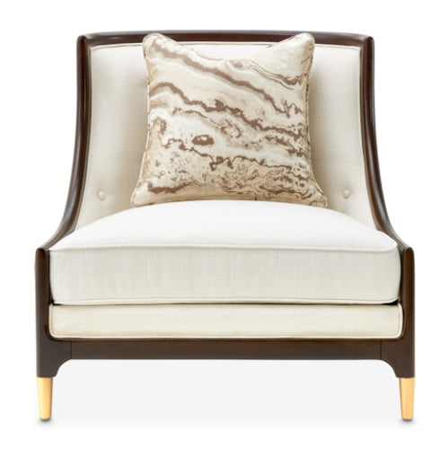AICO Furniture Belmont Place Accent Chair in Espresso - Visions in Furniture (La Mirada, CA)