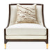 AICO Furniture Belmont Place Accent Chair in Espresso - Visions in Furniture (La Mirada, CA)