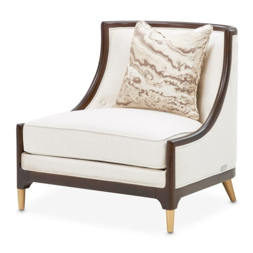 AICO Furniture Belmont Place Accent Chair in Espresso - Visions in Furniture (La Mirada, CA)