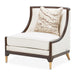 AICO Furniture Belmont Place Accent Chair in Espresso - Visions in Furniture (La Mirada, CA)