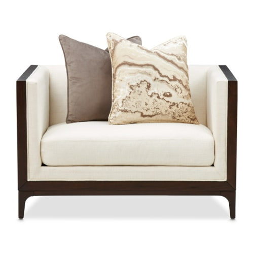 AICO Furniture Belmont Place Matching Chair in Espresso - Visions in Furniture (La Mirada, CA)