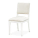 AICO Furniture Palm Gate Side Chair (Set of 2) in Cloud White - Visions in Furniture (La Mirada, CA)