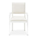 AICO Furniture Palm Gate Arm Chair (Set of 2) in Cloud White - Visions in Furniture (La Mirada, CA)