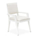 AICO Furniture Palm Gate Arm Chair (Set of 2) in Cloud White - Visions in Furniture (La Mirada, CA)