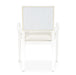 AICO Furniture Palm Gate Arm Chair (Set of 2) in Cloud White - Visions in Furniture (La Mirada, CA)