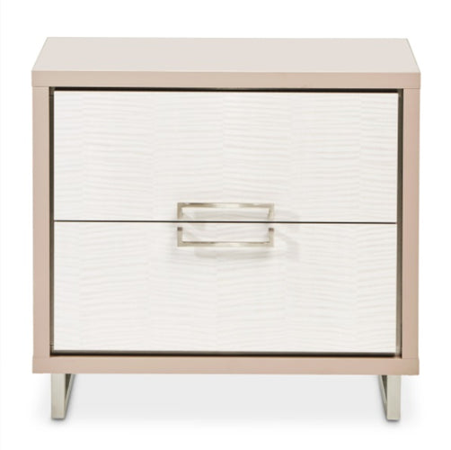 AICO Furniture Palm Gate Nightstand in Clay - Visions in Furniture (La Mirada, CA)