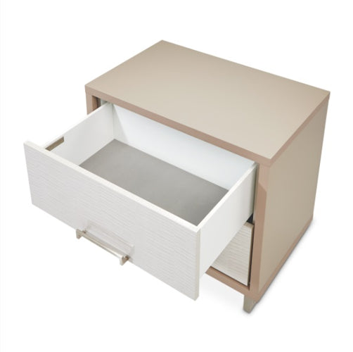 AICO Furniture Palm Gate Nightstand in Clay - Visions in Furniture (La Mirada, CA)