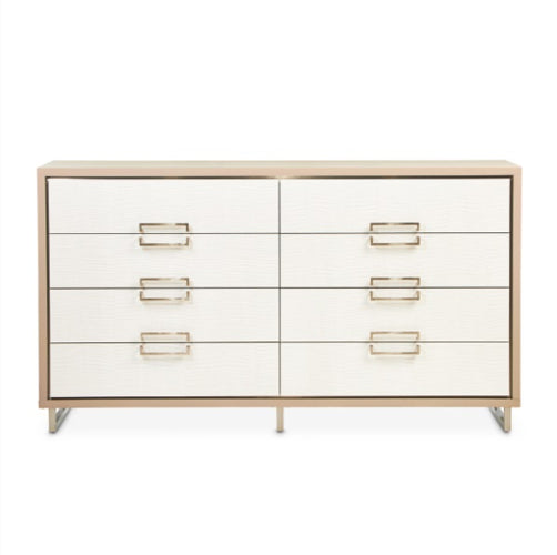 AICO Furniture Palm Gate Dresser in Clay - Visions in Furniture (La Mirada, CA)