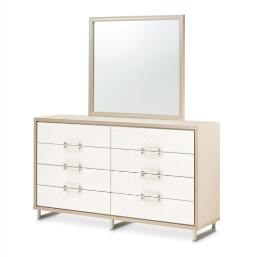 AICO Furniture Palm Gate Dresser in Clay - Visions in Furniture (La Mirada, CA)