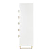 AICO Furniture Palm Gate 6 Drawer Chest in Cloud White - Visions in Furniture (La Mirada, CA)