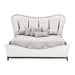 AICO Furniture Tuxedo King Upholstered Bed in Piano Keyboard - Visions in Furniture (La Mirada, CA)