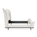 AICO Furniture Tuxedo King Upholstered Bed in Piano Keyboard - Visions in Furniture (La Mirada, CA)
