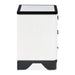 AICO Furniture Tuxedo Nightstand in Piano Keyboard - Visions in Furniture (La Mirada, CA)