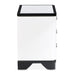 AICO Furniture Tuxedo Large Nightstand in Piano Keyboard - Visions in Furniture (La Mirada, CA)