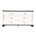 AICO Furniture Tuxedo Dresser in Piano Keyboard - Visions in Furniture (La Mirada, CA)