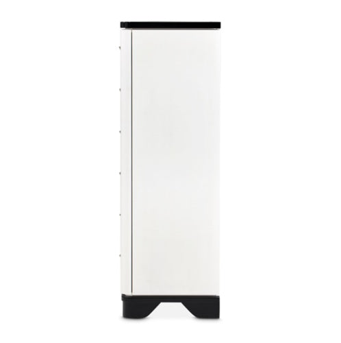AICO Furniture Tuxedo 6 Drawer Chest in Piano Keyboard - Visions in Furniture (La Mirada, CA)