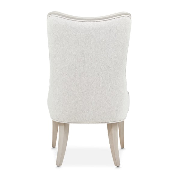 AICO Furniture St. Charles Dining Side Chair (Set of 2) in Dove Gray - Visions in Furniture (La Mirada, CA)