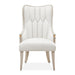 AICO Furniture St. Charles Arm Chair (Set of 2) in Dove Gray - Visions in Furniture (La Mirada, CA)