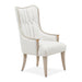 AICO Furniture St. Charles Arm Chair (Set of 2) in Dove Gray - Visions in Furniture (La Mirada, CA)