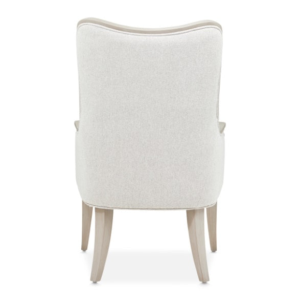 AICO Furniture St. Charles Arm Chair (Set of 2) in Dove Gray - Visions in Furniture (La Mirada, CA)