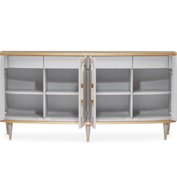 AICO Furniture St. Charles Sideboard in Dove Gray - Visions in Furniture (La Mirada, CA)