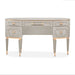 AICO Furniture St.Charles Vanity Desk in Dove Gray - Visions in Furniture (La Mirada, CA)