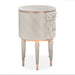 AICO Furniture St.Charles Vanity Desk in Dove Gray - Visions in Furniture (La Mirada, CA)