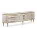 AICO Furniture St.Charles Media Cabinet in Dove Gray image