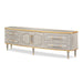 AICO Furniture St.Charles Media Cabinet in Dove Gray - Visions in Furniture (La Mirada, CA)