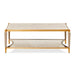 AICO Furniture St.Charles Rectangular Cocktail Table in Dove Gray - Visions in Furniture (La Mirada, CA)
