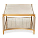 AICO Furniture St.Charles Rectangular Cocktail Table in Dove Gray - Visions in Furniture (La Mirada, CA)