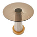 AICO Furniture St.Charles Chairside Table in Dove Gray - Visions in Furniture (La Mirada, CA)