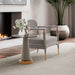 AICO Furniture St.Charles Chairside Table in Dove Gray - Visions in Furniture (La Mirada, CA)