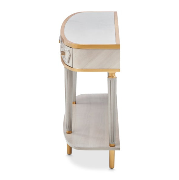 AICO Furniture St.Charles Console Table in Dove Gray - Visions in Furniture (La Mirada, CA)