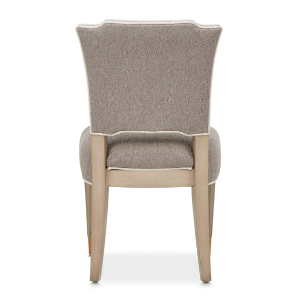 AICO Furniture St.Charles Vanity Chair in Dove Gray - Visions in Furniture (La Mirada, CA)