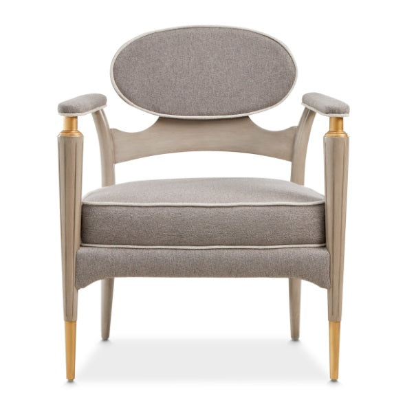 AICO Furniture St.Charles Accent Chair in Dove Gray - Visions in Furniture (La Mirada, CA)