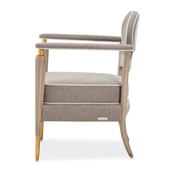 AICO Furniture St.Charles Accent Chair in Dove Gray - Visions in Furniture (La Mirada, CA)