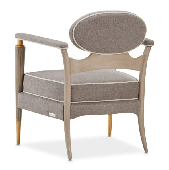 AICO Furniture St.Charles Accent Chair in Dove Gray - Visions in Furniture (La Mirada, CA)