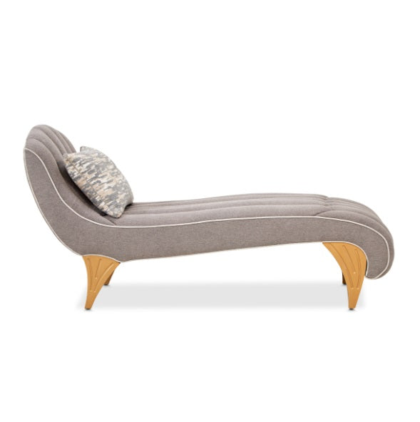 AICO Furniture St.Charles Chaise in Dove Gray - Visions in Furniture (La Mirada, CA)