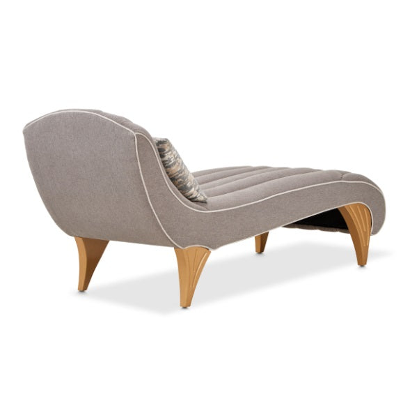 AICO Furniture St.Charles Chaise in Dove Gray - Visions in Furniture (La Mirada, CA)