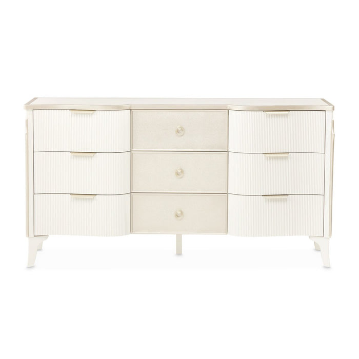 AICO Furniture La Marisia Dresser in Creamy Pearl - Visions in Furniture (La Mirada, CA)