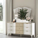 AICO Furniture La Marisia Dresser in Creamy Pearl - Visions in Furniture (La Mirada, CA)