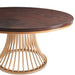 AICO Furniture Camellia Field Round Dining Table in Warm Pecan - Visions in Furniture (La Mirada, CA)