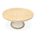 AICO Furniture Camellia Field Round Dining Table in Caramel - Visions in Furniture (La Mirada, CA)