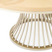 AICO Furniture Camellia Field Round Dining Table in Caramel - Visions in Furniture (La Mirada, CA)