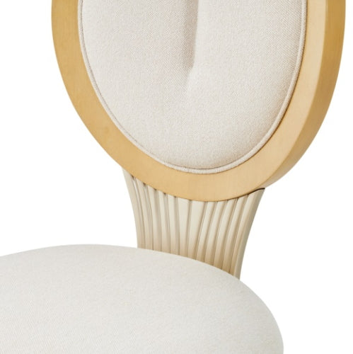 AICO Furniture Camellia Field Side Chair (Set of 2) in Caramel - Visions in Furniture (La Mirada, CA)